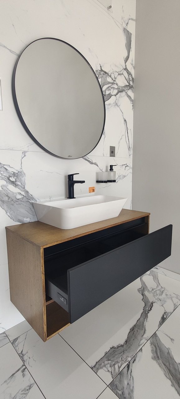 Шафка під умивальник Milan 1000 чорний Fancy Marble - Зображення 164747789-54ab5.jpg