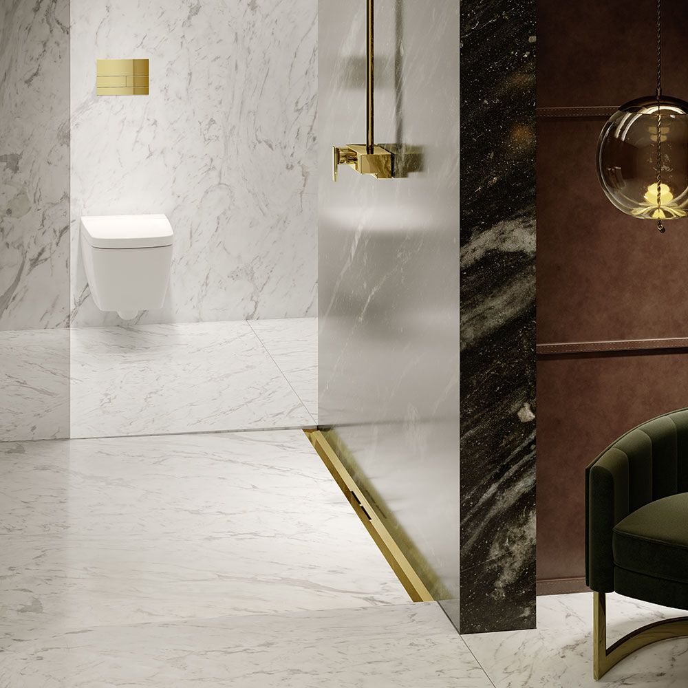 Решітка для душового каналу 80 см TECEdrainprofile Brushed Gold Optic 670802 TECE - Зображення 164747830-fd885.jpg