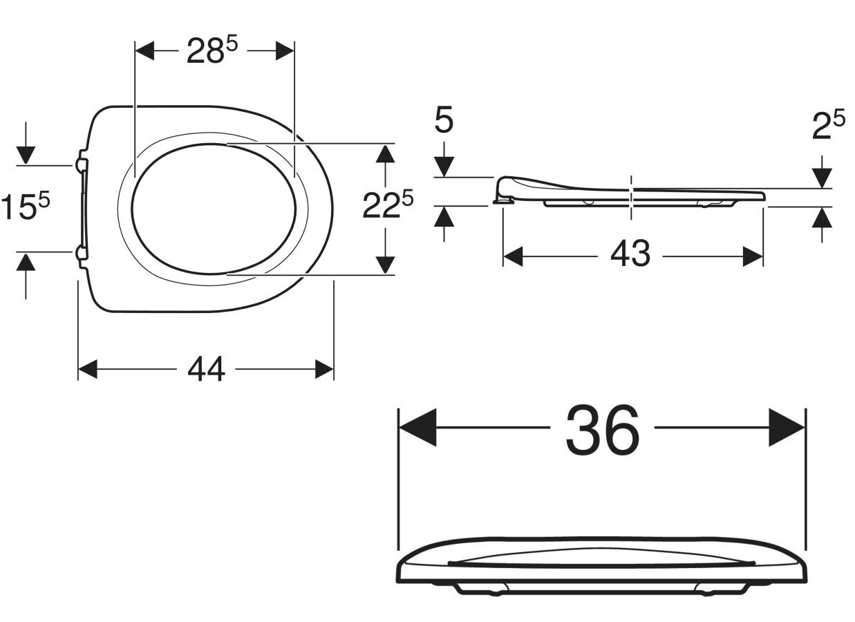 Сидіння для унітаза Selnova Comfort 500.340.01.1 безбар'єрне рішення Geberit - Зображення 164748065-58a8a.jpg