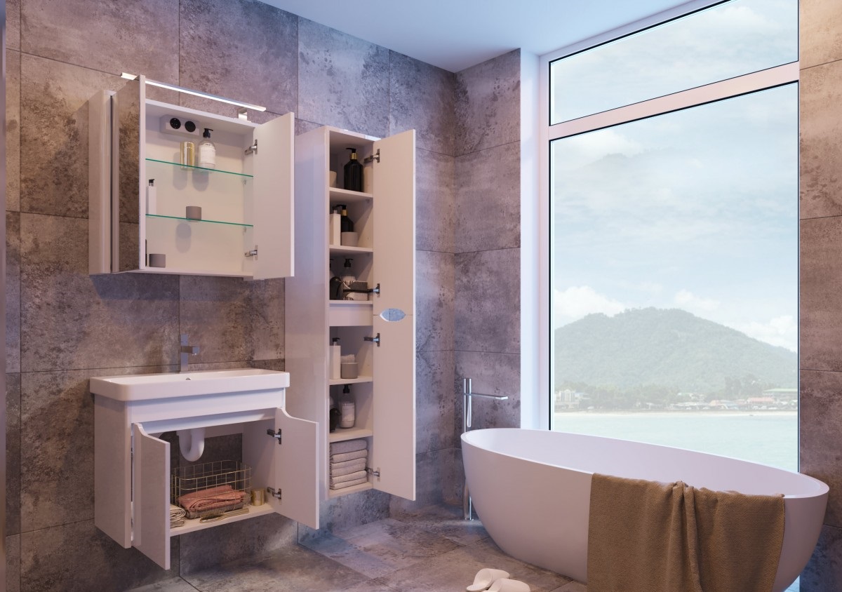 Шафка-дзеркало Livorno LvrMC-80 білий Juventa - Зображення 164748110-02e5c.jpg