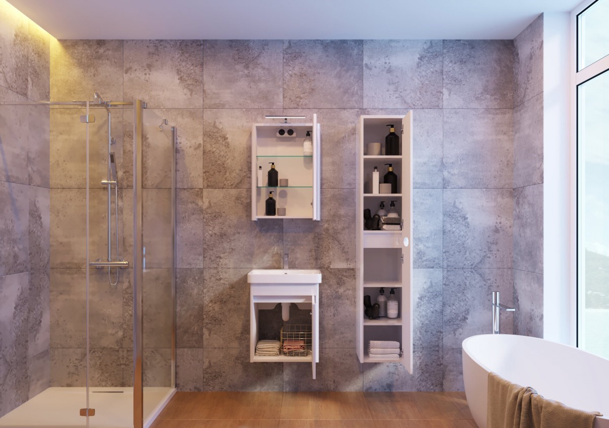 Шафка з умивальником Livorno Lvr-55 білий Juventa - Зображення 164748402-1453b.jpg