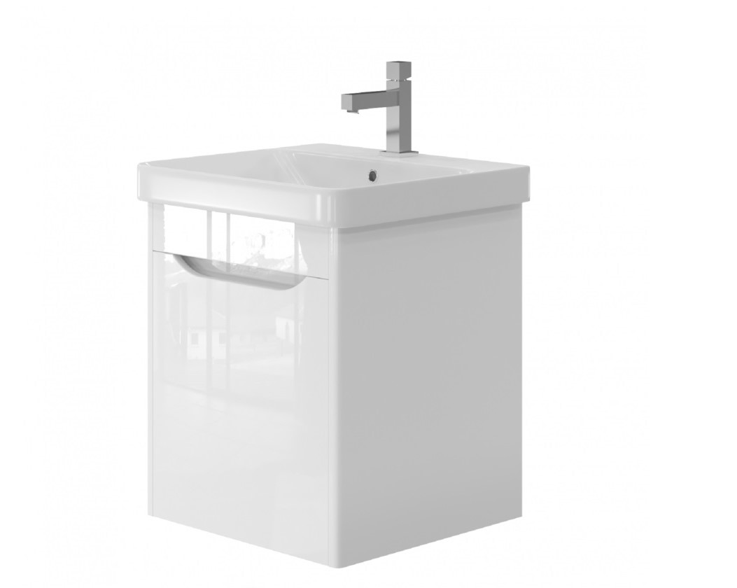 Шафка з умивальником Livorno Lvr-55 білий Juventa - Зображення