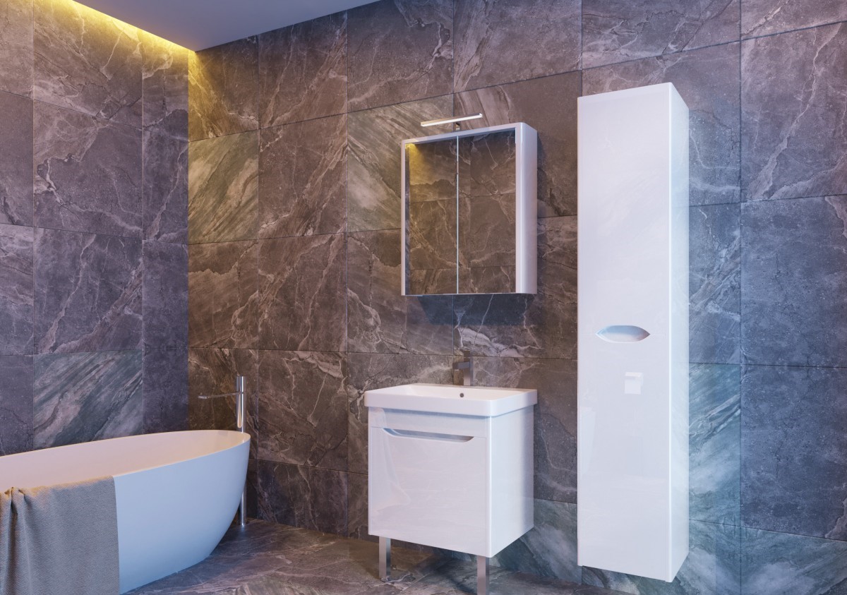 Шафка-дзеркало Livorno LvrMC-60 білий Juventa - Зображення 164750924-450c8.jpg