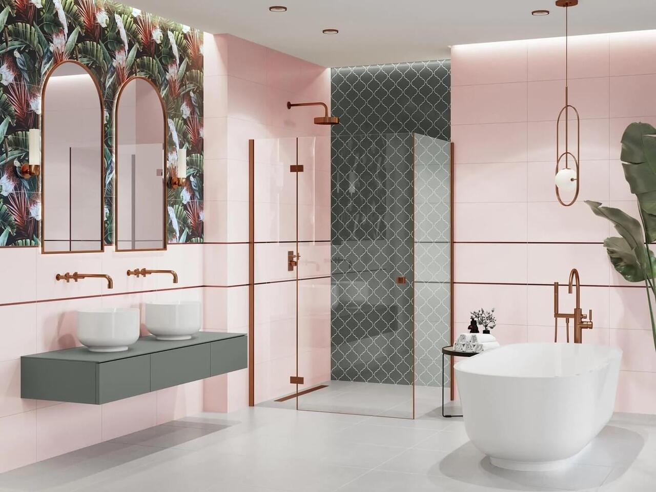 Плитка стінова CCR48-1 Perla Pink RECT 300x600x8,5 Ceramika Color - Зображення 164921490-0b41f.jpg