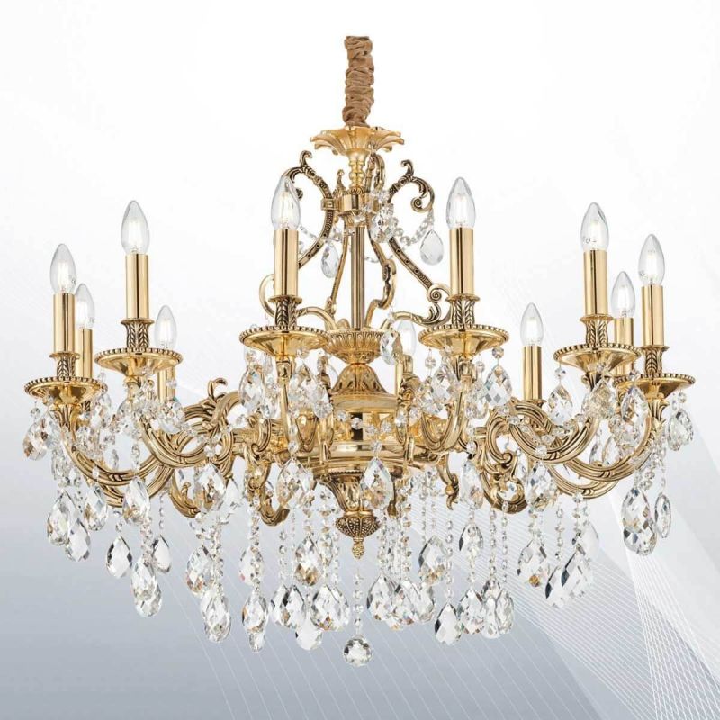 Люстра GIOCONDA SP12 ORO (164960), IDEAL LUX - Зображення