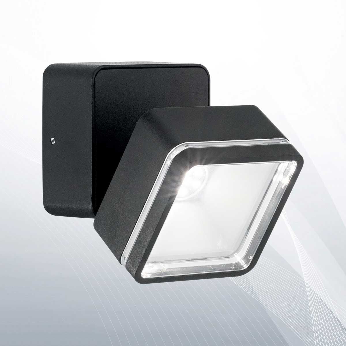 Світильник вуличний OMEGA AP SQUARE NERO 4000K (165370), IDEAL LUX - Зображення