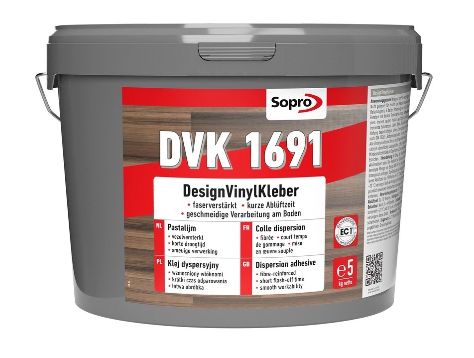 Клей для вінілової підлоги Sopro DVK 1691 (5 кг) - Зображення