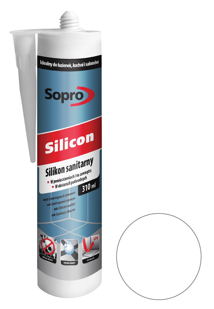 Силікон Sopro Silicon 052 безбарвний №00 (310 мл) - Зображення 166024-b67e1.jpg