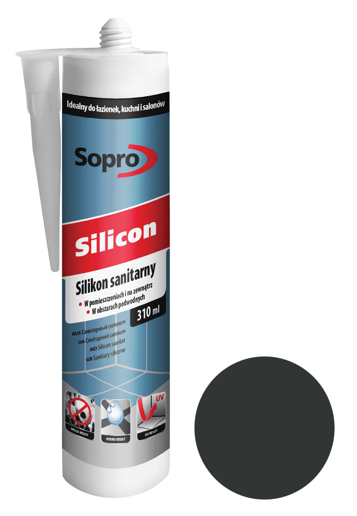 Силикон Sopro Silicon 060 антрацит №66 (310 мл) - Зображення