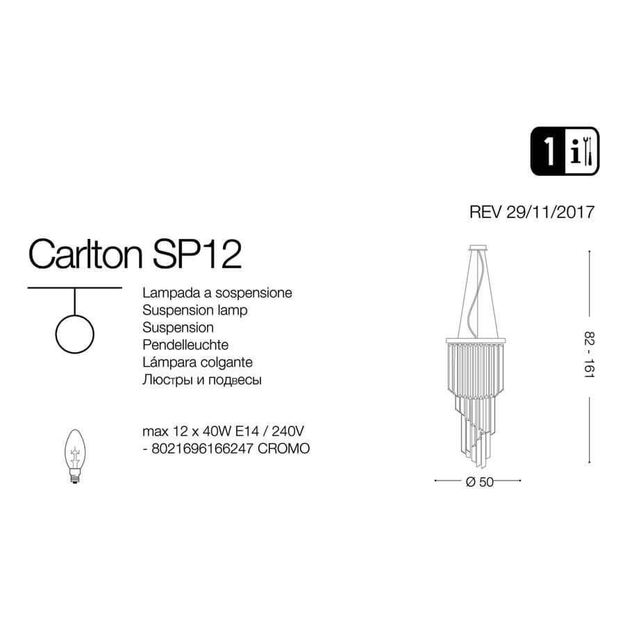 Люстра CARLTON SP12 ORO (213521), IDEAL LUX - Зображення 166247-.jpg