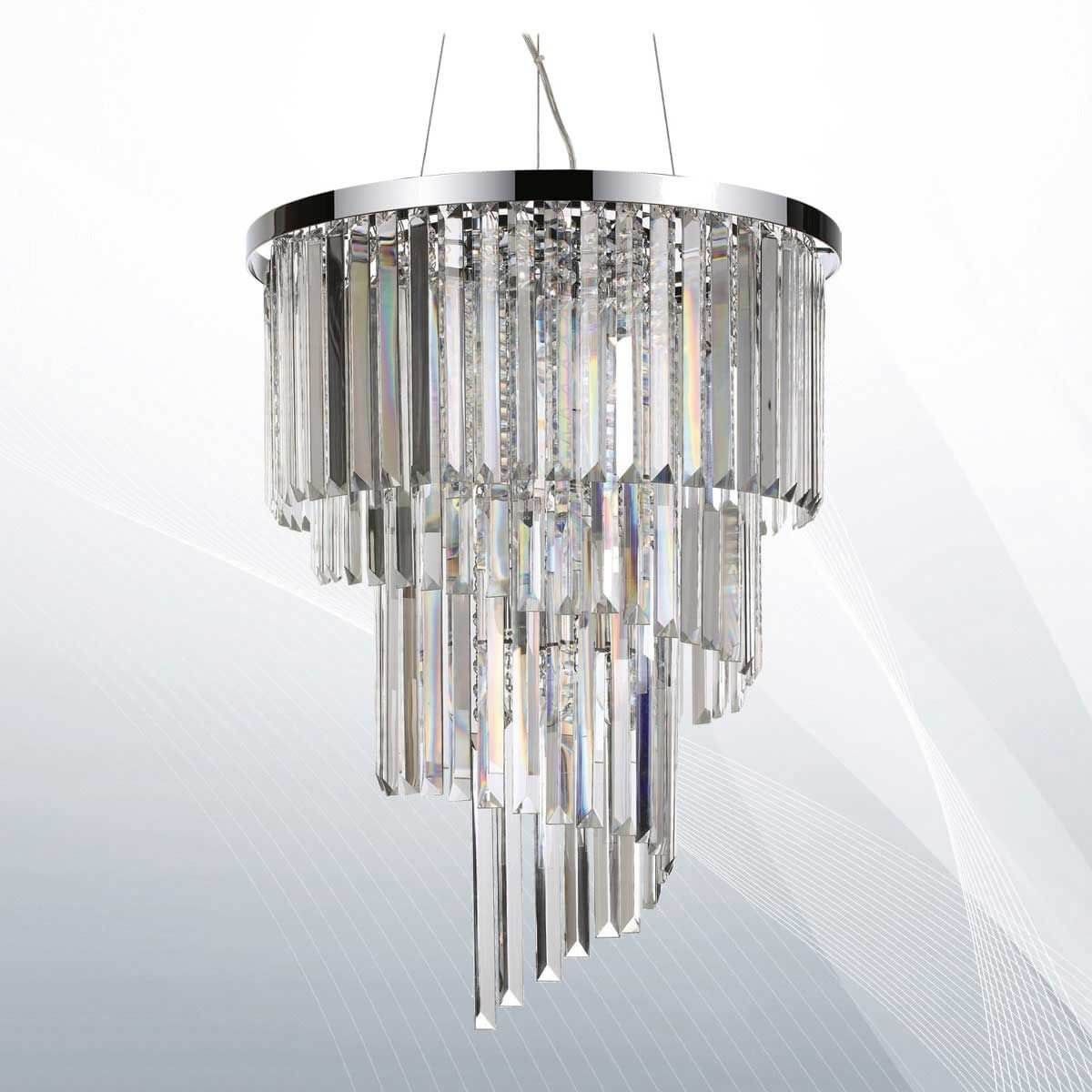 Люстра CARLTON SP12 CROMO (166247), IDEAL LUX - Зображення