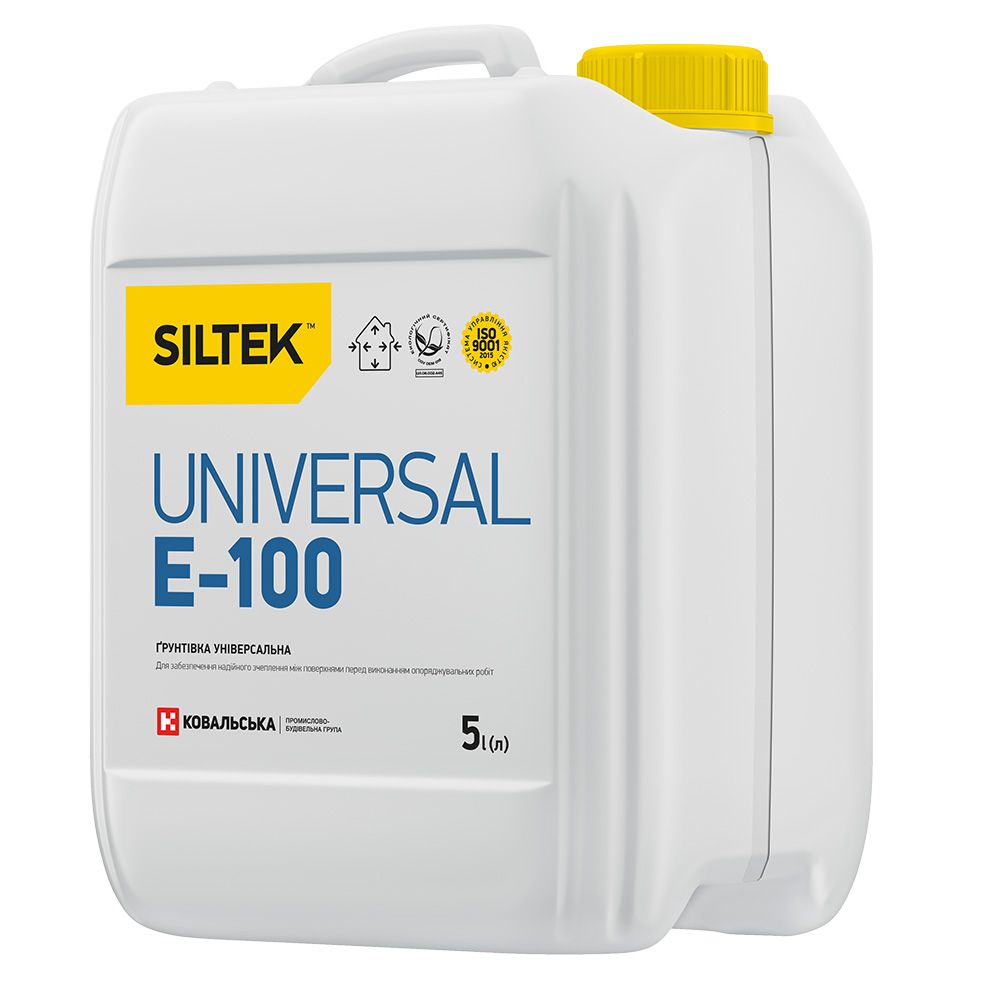 Ґрунтовка глибокопроникаюча універсальна Siltek Universal E-100 (5 л) - Зображення 166283-783c8.png
