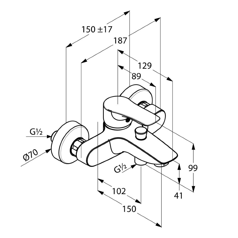 Змішувач для ванни Tercio (384820575), Kludi - Зображення 166362-fab84.jpg