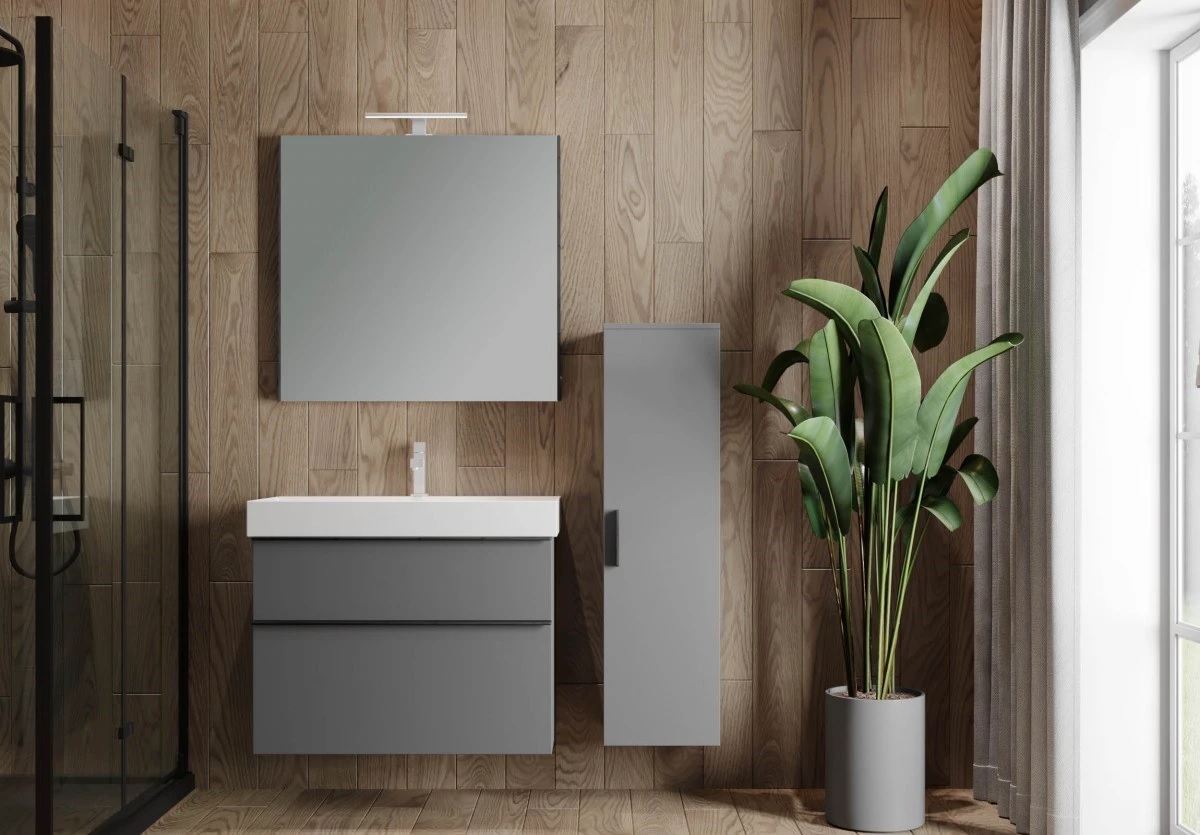 Шкафчик с умывальником Manhattan Mh-60 серый Juventa - Зображення 166934083-0b74e.jpg