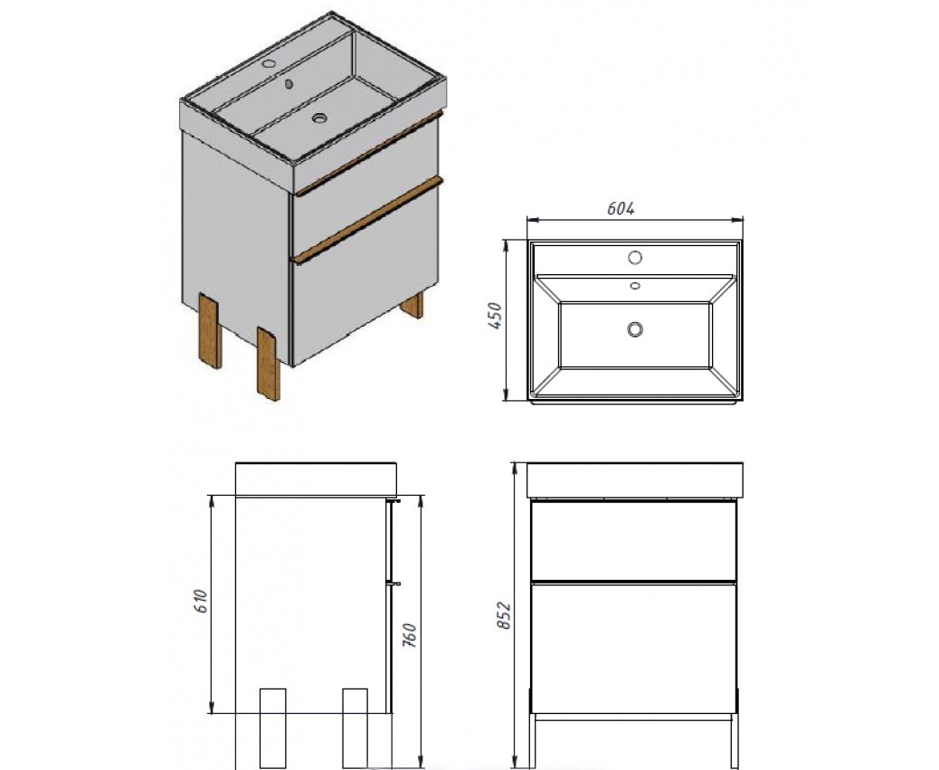 Шафка з умивальником Manhattan Mh-60 білий Juventa - Зображення 166934084-9cd26.jpg