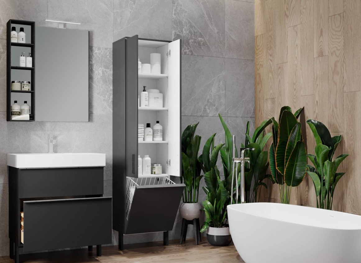 Шкафчик с умывальником Manhattan Mh-70 белый Juventa - Зображення 166934088-e3509.jpg