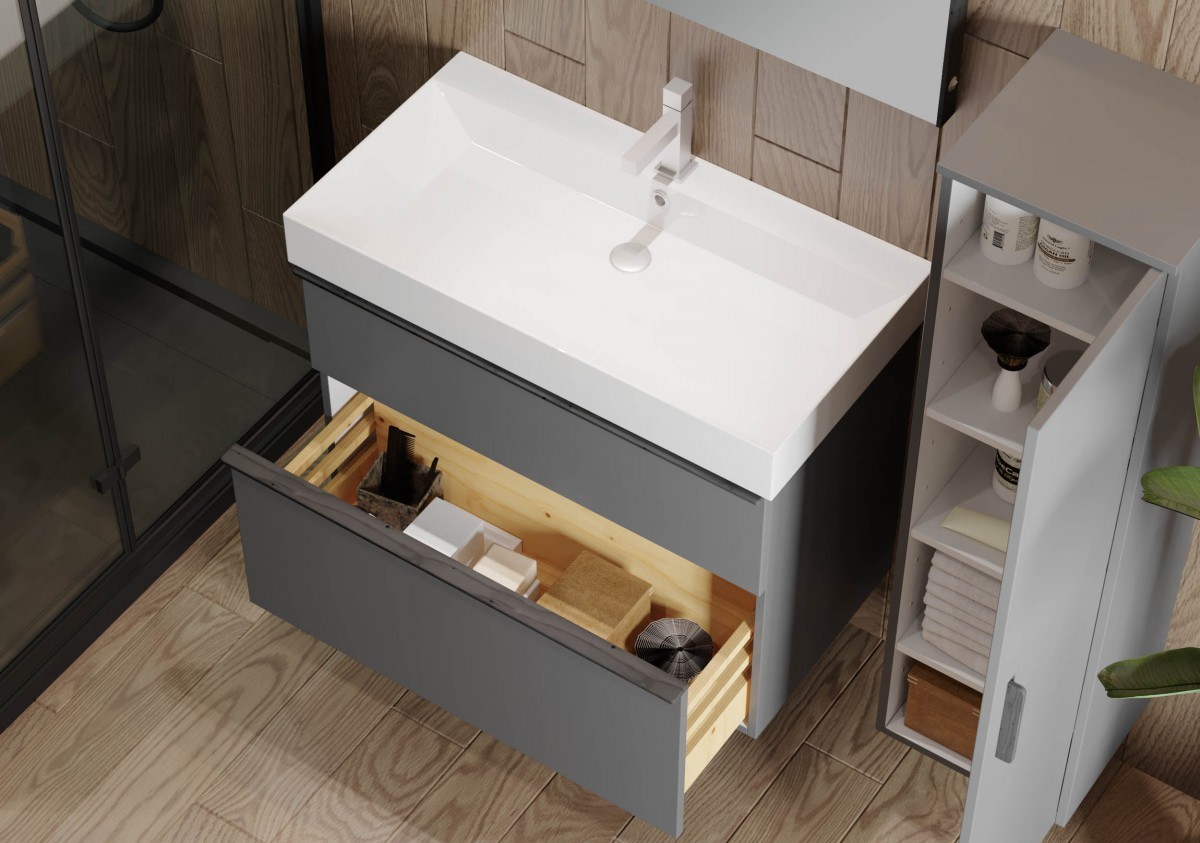 Шафка з умивальником Manhattan Mh-85 сірий Juventa - Зображення 166934089-6d304.jpg