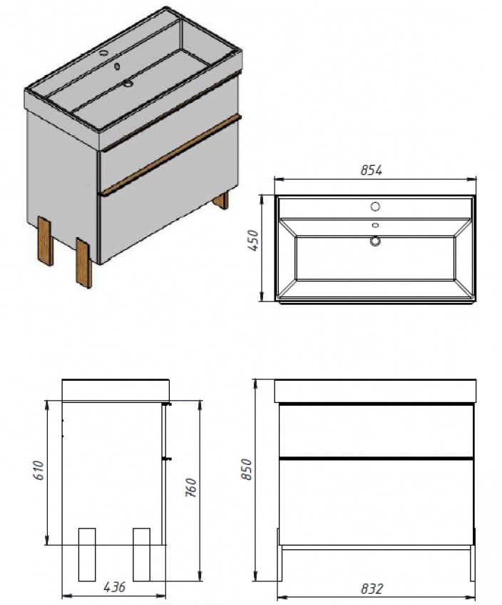 Шафка з умивальником Manhattan Mh-85 білий Juventa - Зображення 166934090-f715a.jpg