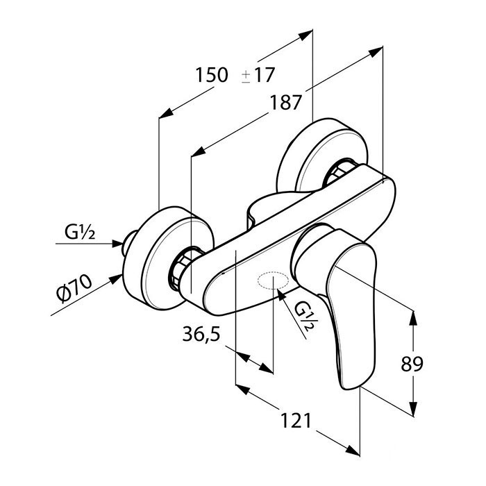 Змішувач для душу TERCIO (384420575), Kludi - Зображення 167029-568d3.jpg