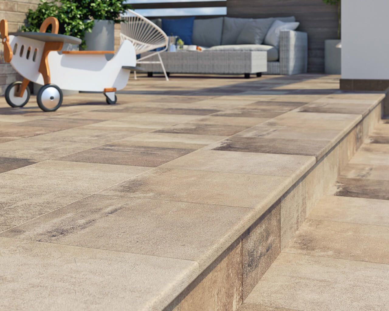 Сходинка з капіносом пряма Scandiano Ochra 300x330x11 Paradyz - Зображення 167220-b6177.jpg