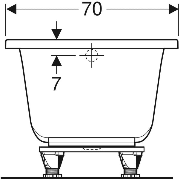 Ванна прямокутна з ніжками Selnova Square 170x70 554.384.01.1 Geberit - Зображення 167649109-d74be.jpg