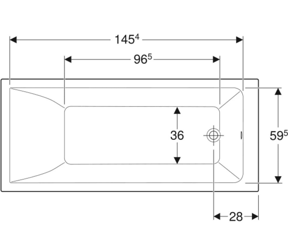 Ванна прямокутна з ніжками Selnova Square 160x70 554.382.01.1 Geberit - Зображення 167649112-13c18.jpg