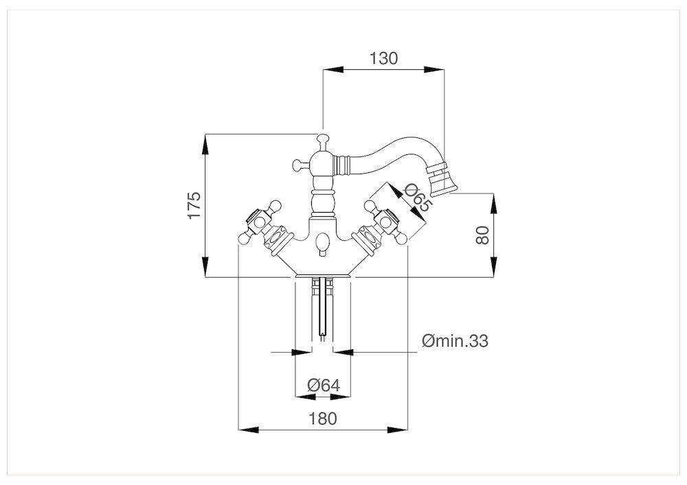 Змішувач для біде Arcadia хром ARCCR8344 BUGNATESE - Зображення 167797434-74e37.jpg