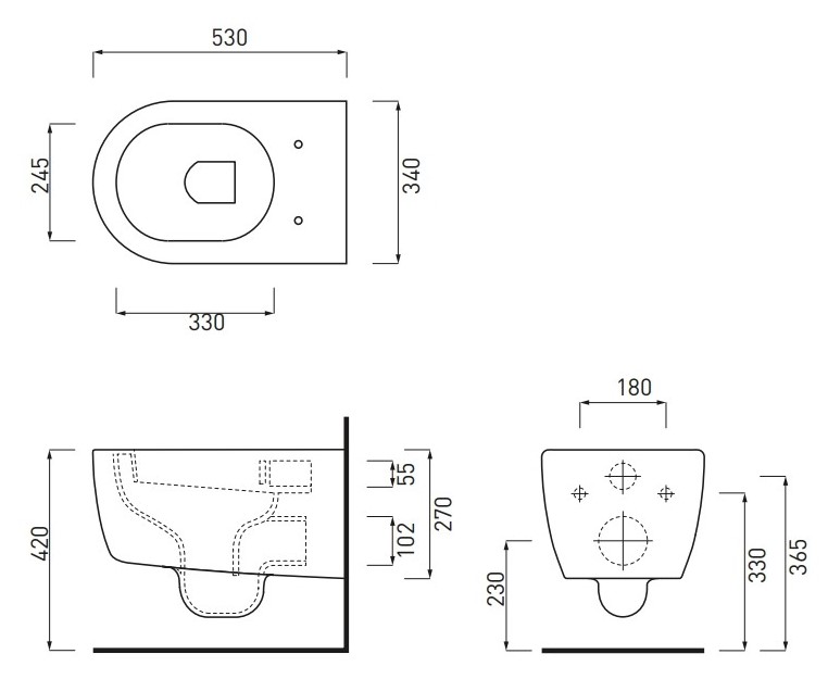 Унитаз подвесной Smile (SMVSNW), CIELO - Зображення 168107-c4c82.jpg
