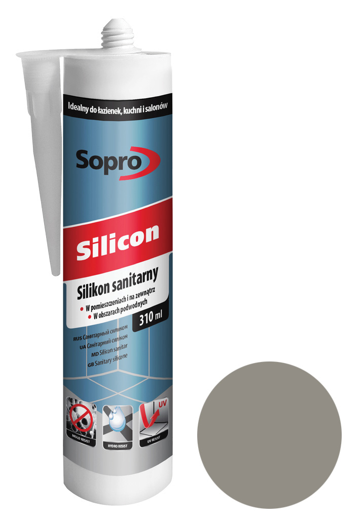 Силікон Sopro Silicon 034 піщано-сірий №18 (310 мл) - Зображення 168174-574df.jpg