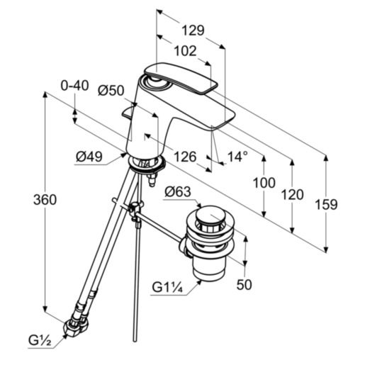 Смеситель для умывальника DN 10 Balance (520230575), Kludi - Зображення 168255-d00be.jpg