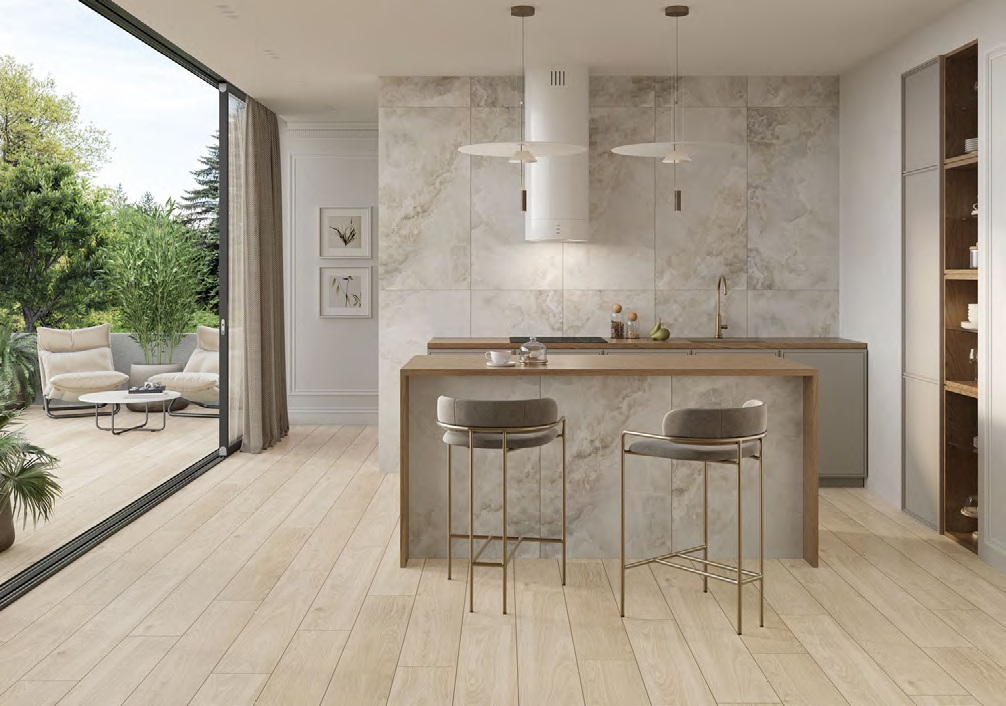 Плитка керамогранітна Charmwood Beige RECT MAT 198x1198 Cersanit - Зображення 168597461-01f12.jpg