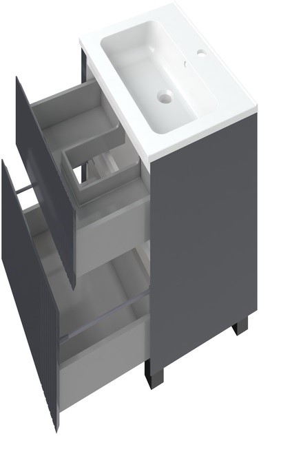 Шафка з умивальником Родео 60 антрацит matt Mirater - Зображення 168932517-d7f80.jpg