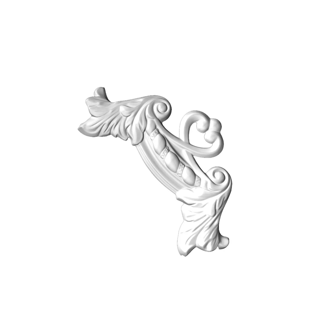 Кутовий елемент поліуретановий Harmony (M 135-1), ELITE DECOR - Зображення 16901148-92212.jpg