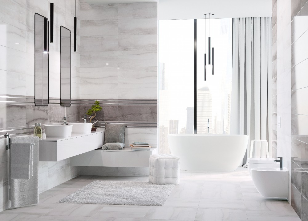 Плитка стінова TERRA Grey 250х750 Ceramika Color - Зображення 169041-8131a.jpg