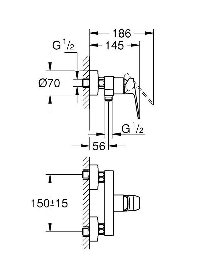 Змішувач для душу Cubeo 1018242430 Grohe - Зображення 169058096-1643c.jpg