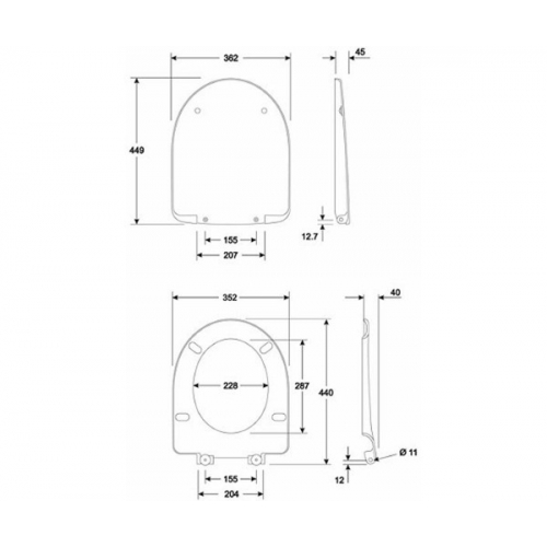 Кришка для унітаза Nova Pro soft-close M30112000 Kolo - Зображення 169058119-98e1a.jpg