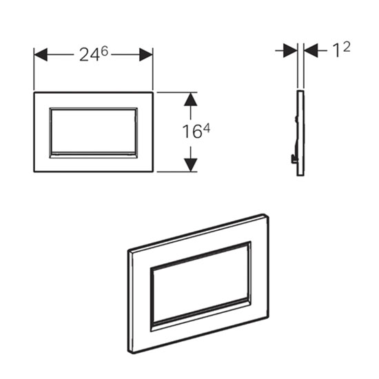 Кнопка зливу Sigma 30 115.893.KY.1 хром Geberit - Зображення 169058239-93003.jpg