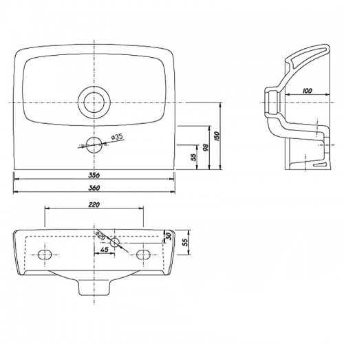 Умивальник Nova Pro M32137000 KOLO - Зображення 169058504-ee544.jpg