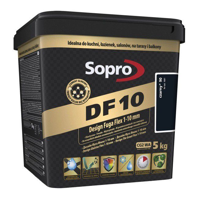 Затирка для швів Sopro DF 10 1061 чорна №90 (5 кг) - Зображення 169349-76605.jpg