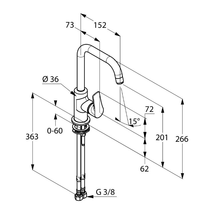 Смеситель для умывальника TERCIO (380240575), Kludi - Зображення 169521-2ea1c.jpg