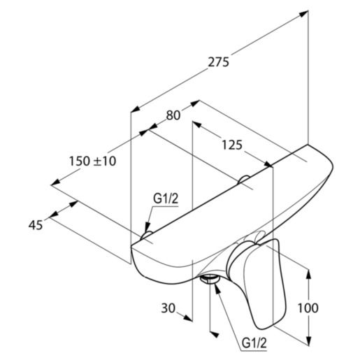 Змішувач для душу DN 15 Ambienta (537100575), Kludi - Зображення 169674-f63cd.jpg
