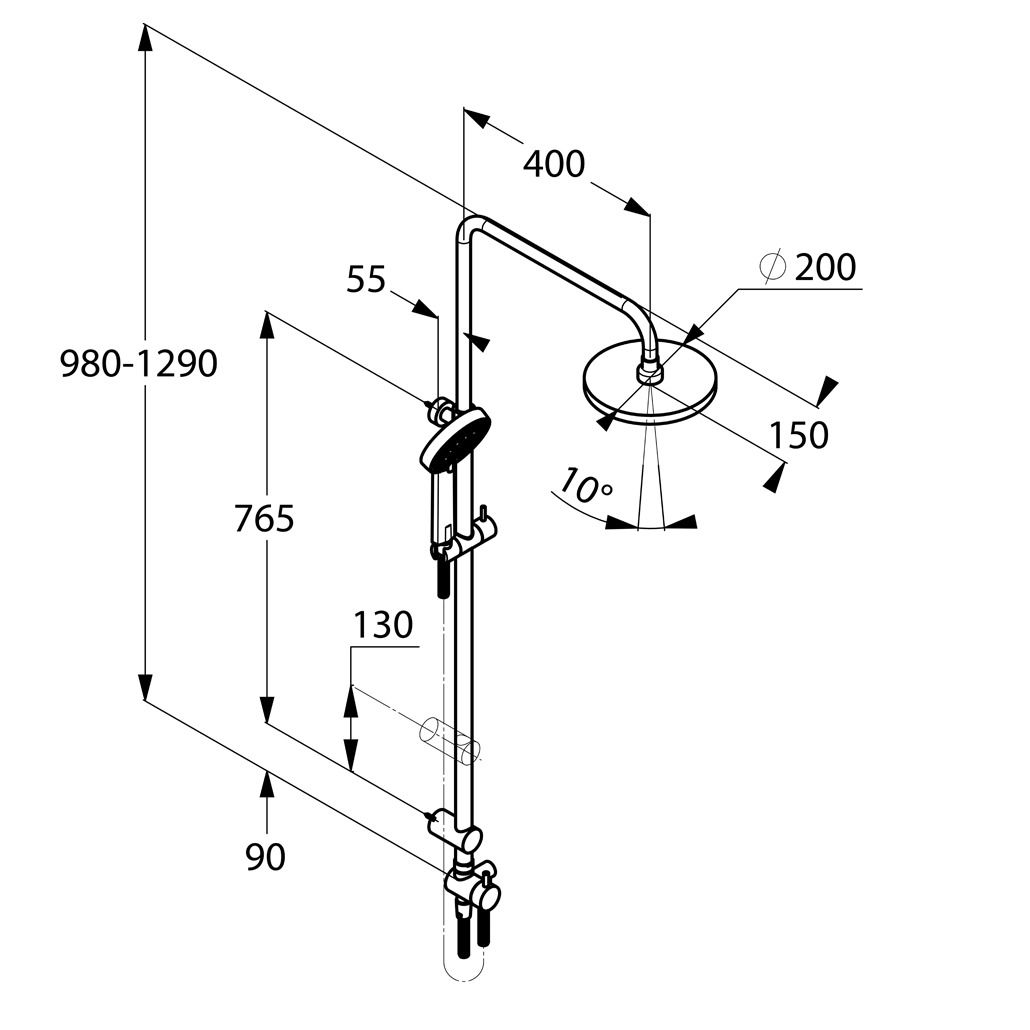 Душовий набір Dual Shower System A-QAs (6609105-00), Kludi - Зображення 169676-dabff.jpg