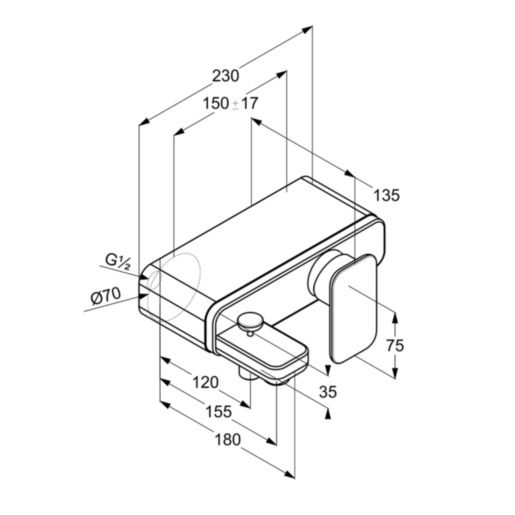 Змішувач для ванни DN 15 KLUDI E2 (494450575), Kludi - Зображення 169683-d2b79.jpg
