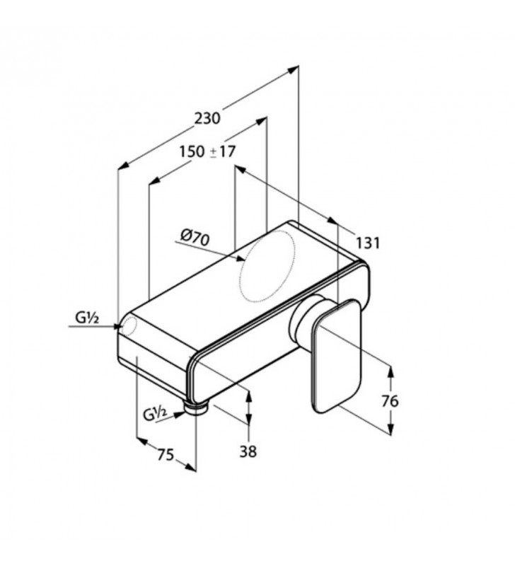 Змішувач для душу DN 15 KLUDI Е2 (497140575), Kludi - Зображення 170062-0a567.jpg