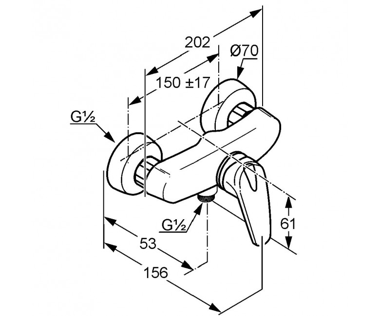Змішувач для душу Objekta-MIX 337640575 Nobili - Зображення 170123879-cffe4.jpg