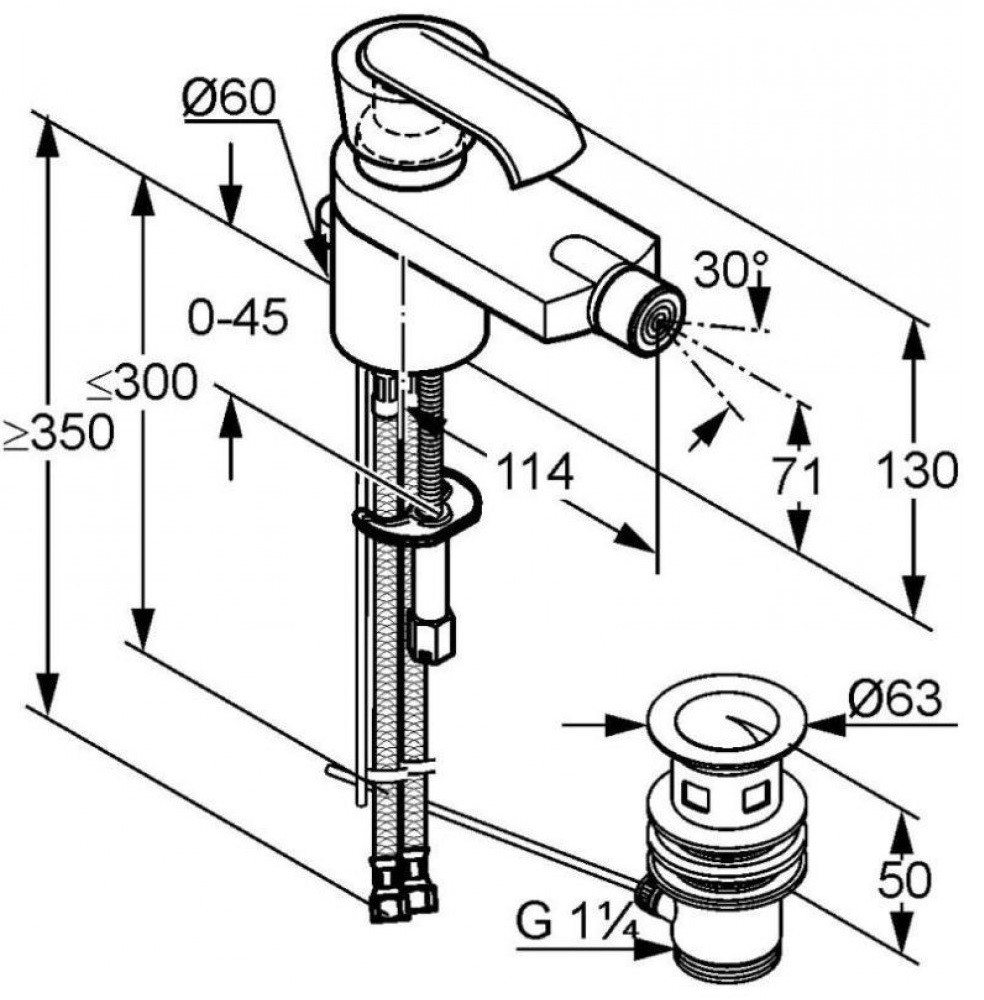 Змішувач для біде Joop 552170575 Kludi - Зображення 170123906-6f87d.jpg