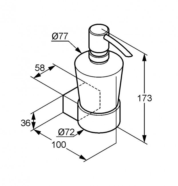 Дозатор для рідкого мила Joop 5597605H7 Kludi - Зображення 170123917-f9474.jpg