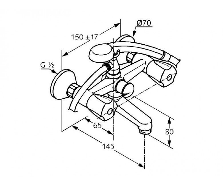 Змішувач для ванни Standard 250090515 Kludi - Зображення 170728679-cdc6f.jpg