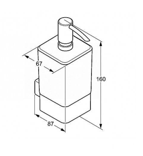 Дозатор для рідкого мила Esprit 5697605 Kludi - Зображення 170728732-47e4e.jpg