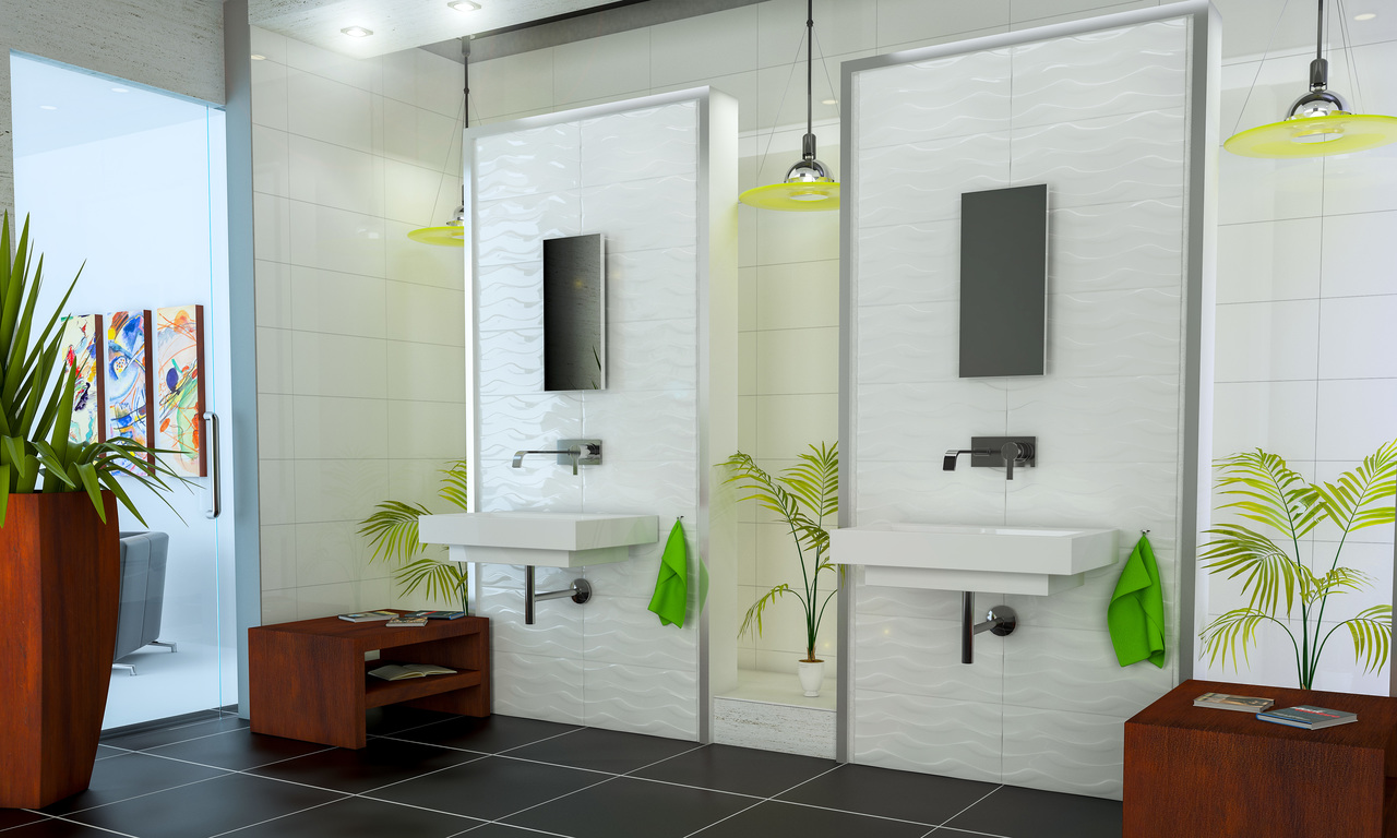 Плитка стінова Mono білий 300x600x9 Golden Tile - Зображення 170820-c23ea.jpg